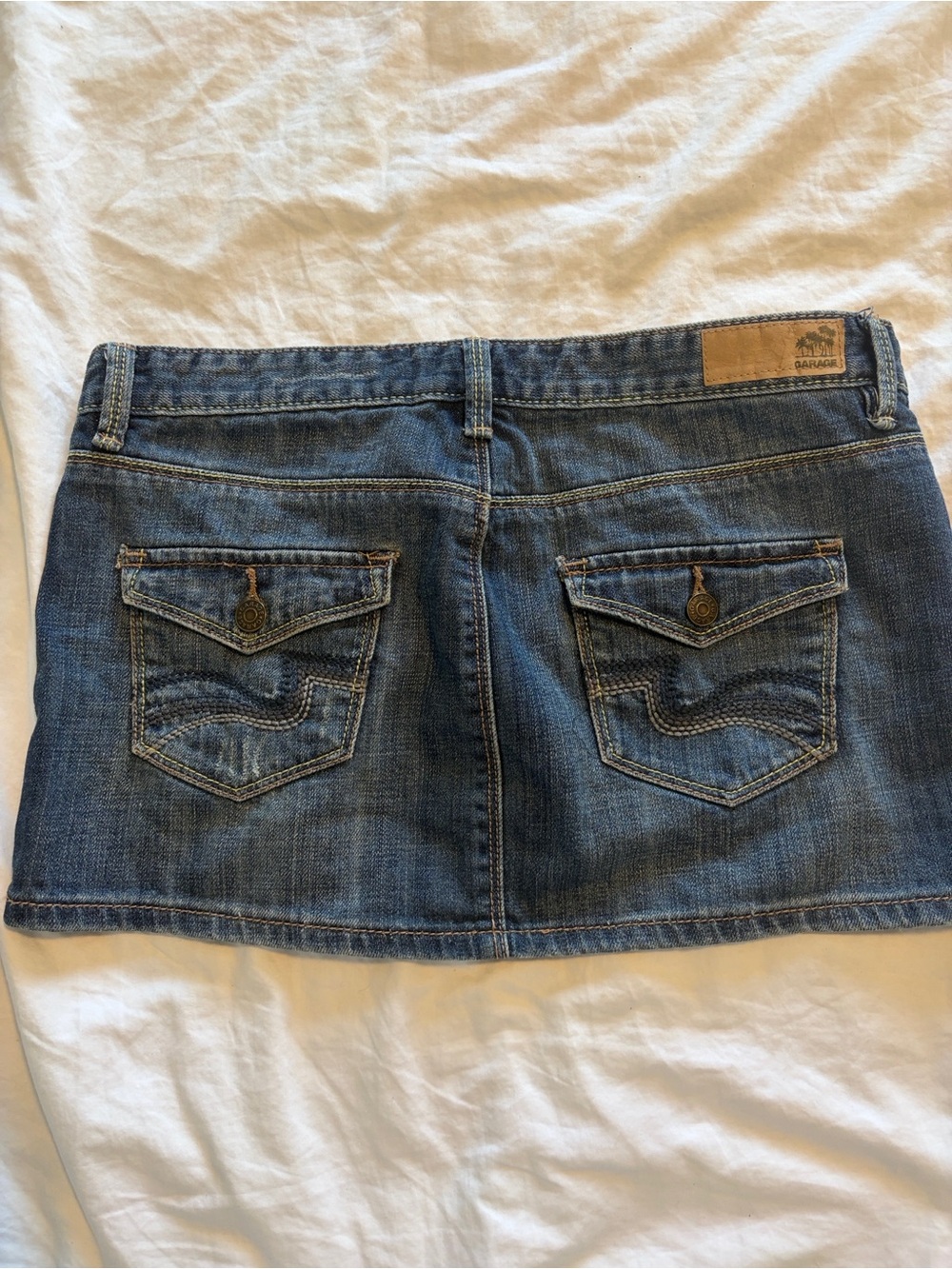 vintage garage mini skirt